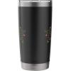 imageWicked Movie Logo Elphaba Hat Floral Stainless Steel Insulated TumblerBlack