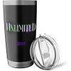 imageWicked Unlimited Glinda ampamp Elphaba Stainless Steel Insulated TumblerBlack