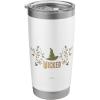 imageWicked Movie Logo Elphaba Hat Floral Stainless Steel Insulated TumblerWhite