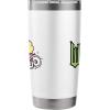 imageWicked Elphaba ampamp Glinda Together Playful Cartoon Style Stainless Steel Insulated TumblerWhite