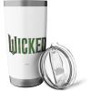 imageWicked Movie Logo Emerald Green Stainless Steel Insulated TumblerWhite