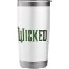 imageWicked Movie Logo Emerald Green Stainless Steel Insulated TumblerWhite