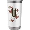 imageWicked Movie Logo W Butterfly Stainless Steel Insulated TumblerWhite
