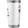 imageWicked Movie Logo W Butterfly Stainless Steel Insulated TumblerWhite