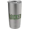 imageWicked Movie Logo Emerald Green Stainless Steel Insulated TumblerBrushed Steel