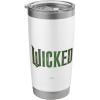 imageWicked Movie Logo Emerald Green Stainless Steel Insulated TumblerWhite