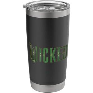 imageWicked Movie Logo Emerald Green Stainless Steel Insulated TumblerBlack