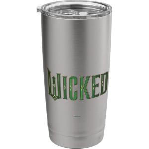 imageWicked Movie Logo Emerald Green Stainless Steel Insulated TumblerBrushed Steel