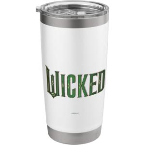 imageWicked Movie Logo Emerald Green Stainless Steel Insulated TumblerWhite