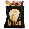 imageWicked For Good Glinda Gold Silhouette Front And Back Tote Bag