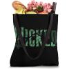imageWicked For Good Torn Green Collage Logo Tote Bag