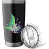 imageWicked For Good Two Halves of the Whole Heart Front ampamp Back Stainless Steel Insulated TumblerBlack