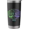 imageWicked For Good Two Halves of the Whole Heart Front ampamp Back Stainless Steel Insulated TumblerBlack