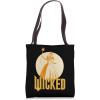imageWicked For Good Glinda Gold Silhouette Front And Back Tote Bag