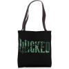imageWicked For Good Torn Green Collage Logo Tote Bag
