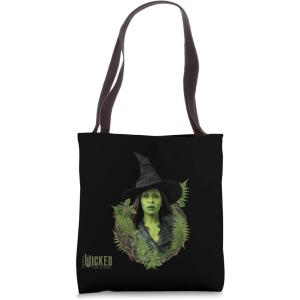 imageWicked For Good Elphaba Bold Portrait ampamp Greenery Tote Bag
