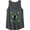 imageWicked Elphaba Enchanted Brooms Silhouette Tank TopDark Heather Grey