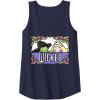 imageWicked Elphaba ampamp Glinda Peaking Playful Cartoon Style Tank TopNavy Blue