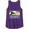 imageWicked Elphaba ampamp Glinda Peaking Playful Cartoon Style Tank TopPurple
