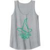 imageWicked For Good Elphaba Watchful Hat Tank TopHeather Grey