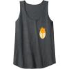 imageWicked For Good Glinda Gold Silhouette Front And Back Tank TopDark Heather Grey