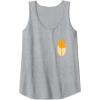 imageWicked For Good Glinda Gold Silhouette Front And Back Tank TopHeather Grey