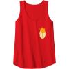 imageWicked For Good Glinda Gold Silhouette Front And Back Tank TopRed