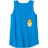 imageWicked For Good Glinda Gold Silhouette Front And Back Tank TopSapphire Blue