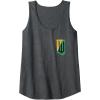 imageWicked For Good Patchwork Logo Front And Back Tank TopDark Heather Grey