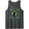 imageWicked Elphaba Enchanted Brooms Silhouette Tank TopDark Heather Grey