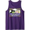 imageWicked Elphaba ampamp Glinda Peaking Playful Cartoon Style Tank TopPurple