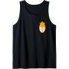 imageWicked For Good Glinda Gold Silhouette Front And Back Tank TopBlack