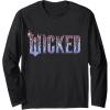 imageWicked for Good Glinda Elegant Logo Long Sleeve TShirtBlack