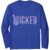 imageWicked for Good Glinda Elegant Logo Long Sleeve TShirtRoyal Blue