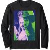 imageWicked for Good Glinda and Elphaba Split Portrait Long Sleeve TShirtBlack