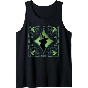 imageWicked Elphaba Enchanted Brooms Silhouette Tank TopBlack
