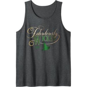 imageWicked Fabulously Wicked Elphaba Tank TopDark Heather Grey