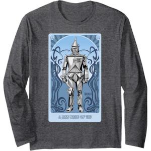 imageWicked For Good A Man Made of Tin Long Sleeve TShirtDark Heather Grey