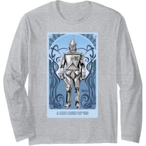 imageWicked For Good A Man Made of Tin Long Sleeve TShirtHeather Grey