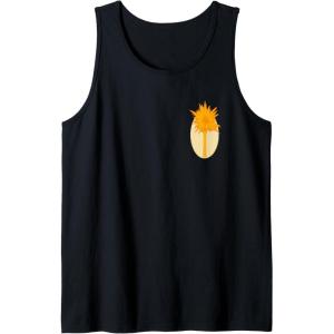 imageWicked For Good Glinda Gold Silhouette Front And Back Tank TopBlack