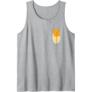 imageWicked For Good Glinda Gold Silhouette Front And Back Tank TopHeather Grey