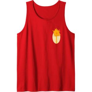 imageWicked For Good Glinda Gold Silhouette Front And Back Tank TopRed