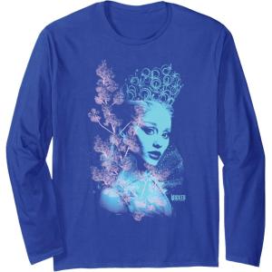 imageWicked For Good Glinda Striking Portrait Long Sleeve TShirtRoyal Blue