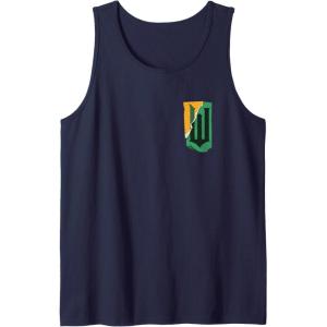 imageWicked For Good Patchwork Logo Front And Back Tank TopNavy Blue