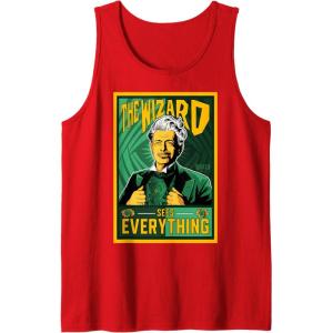 imageWicked For Good Wizard Sees Everything Tank TopRed