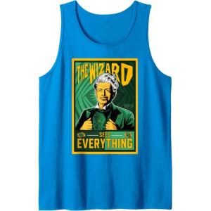 imageWicked For Good Wizard Sees Everything Tank TopSapphire Blue