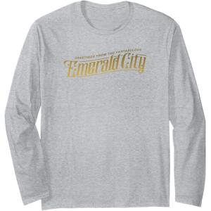 imageWicked Greetings From The Fantabulous Emerald City FampampB Long Sleeve TShirtHeather Grey