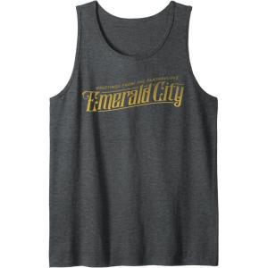 imageWicked Greetings From The Fantabulous Emerald City FampampB Tank TopDark Heather Grey