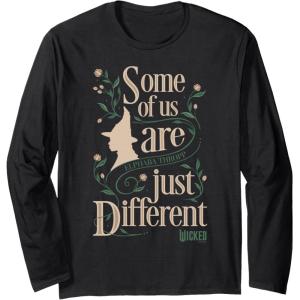 imageWicked Some Of Us Are Just Different Elphaba Thropp Long Sleeve TShirtBlack
