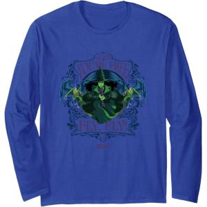 imageWicked for Good Elphaba Youre Free Fly Long Sleeve TShirtRoyal Blue